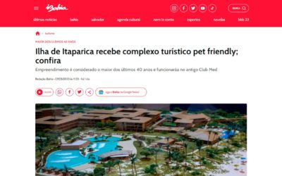 Ilha de Itaparica recebe complexo turístico pet friendly; confira