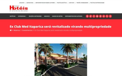 Ex Club Med Itaparica será revitalizado virando multipropriedade