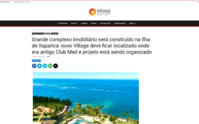 Grande complexo imobiliário será construído na Ilha de Itaparica