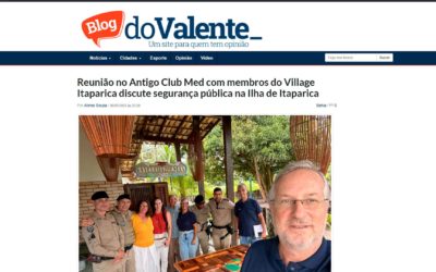 Reunião no Antigo Club Med com membros do Village Itaparica discute segurança pública na Ilha de Itaparica