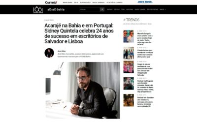 Acarajé na Bahia e em Portugal: Sidney Quintela celebra 24 anos de sucesso em escritórios de Salvador e Lisboa